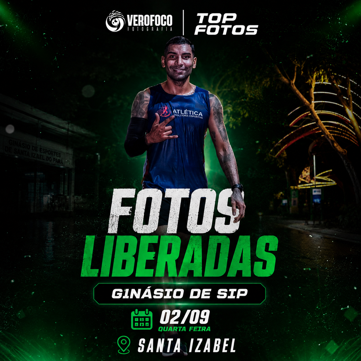 02/09 TREINO NO GINÁSIO DE SIP