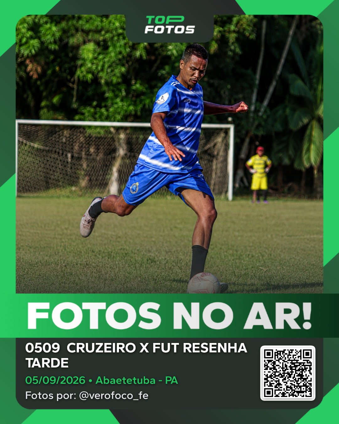 05/09 - CRUZEIRO X FUT. RESENHA (TARDE)