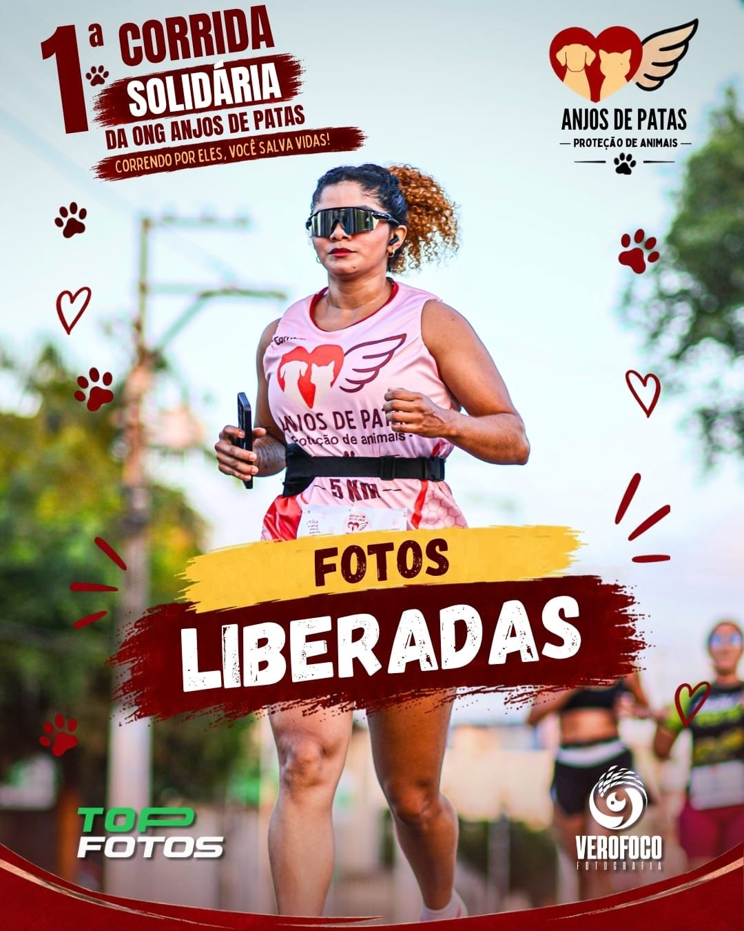 1ª CORRIDA DA ONG ANJOS DE PATAS