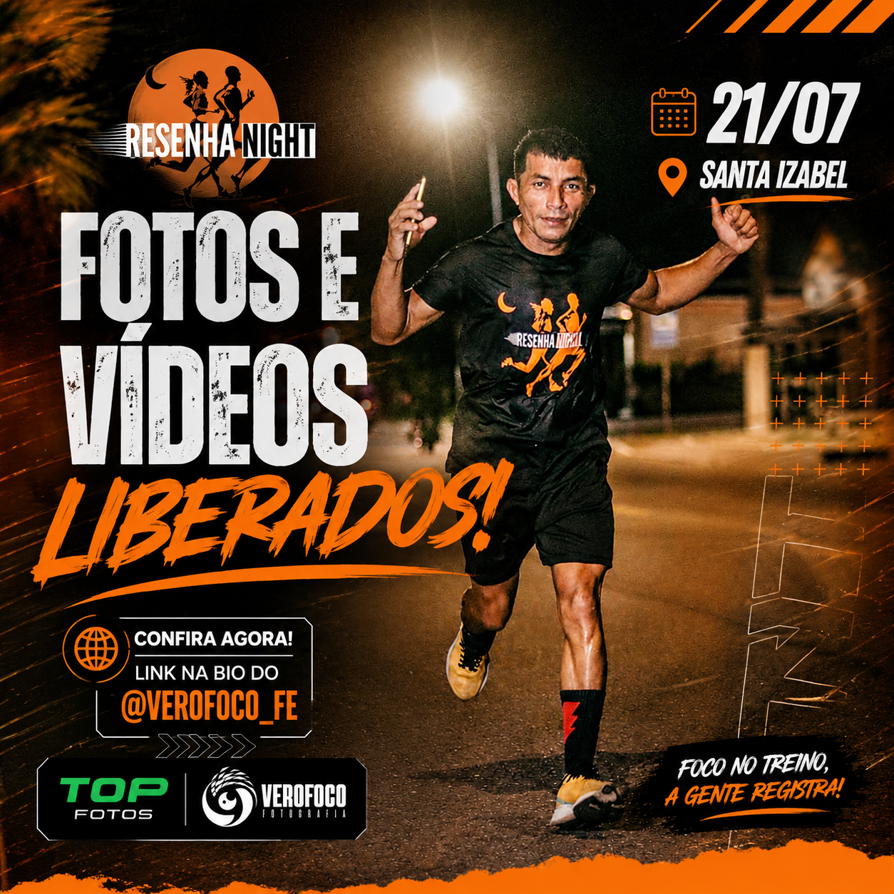 21/07 TREINO LIVRE - RESENHA NIGHT