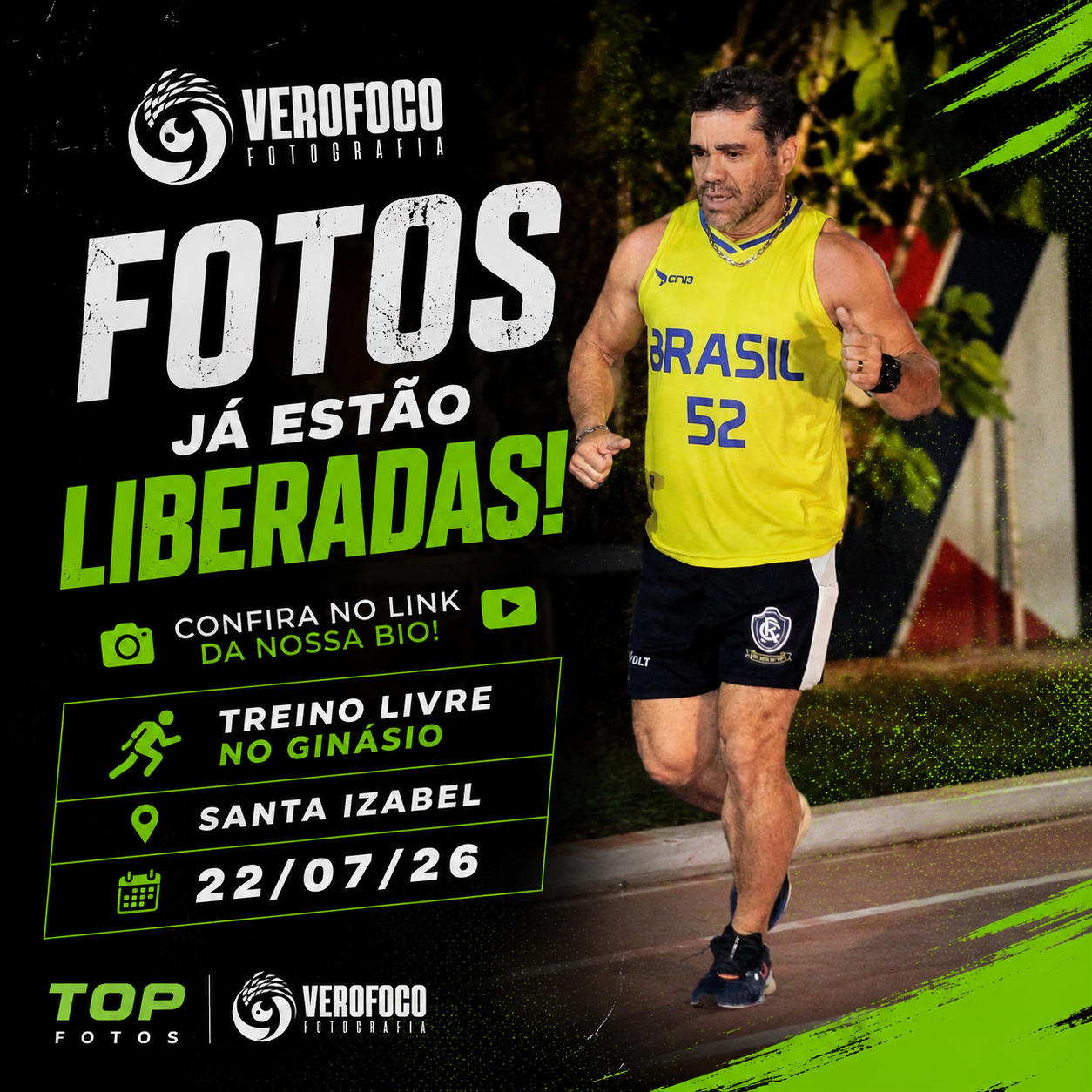 22/07 SANTA IZABEL - TREINO LIVRE NO GINÁSIO
