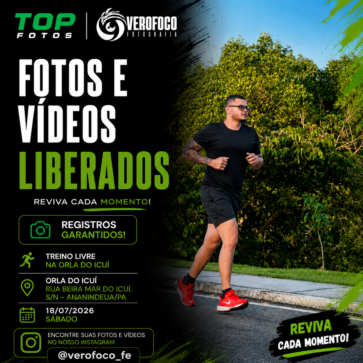 TREINO LIVRE - ORLA DO ICUÍ